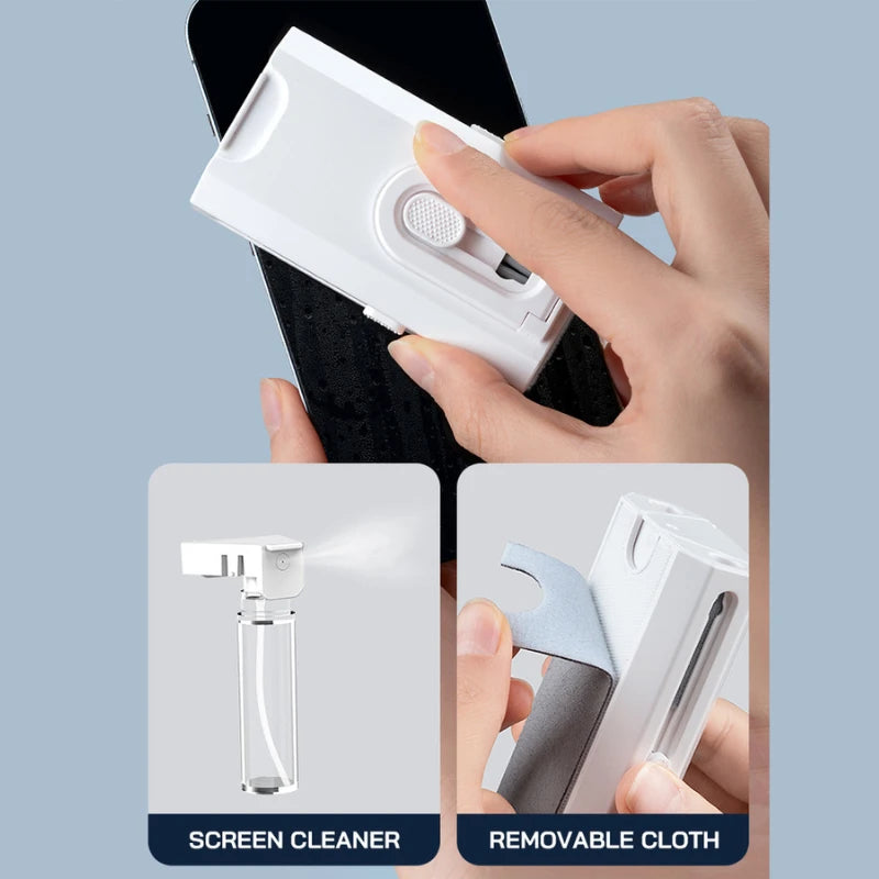 8-in-1 Electronics Cleaning Kit for Keyboard, Screen & Earbuds