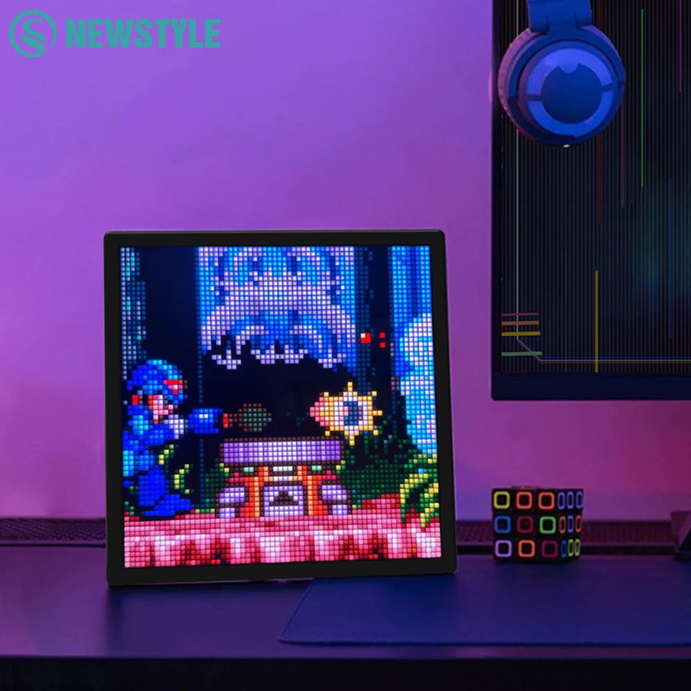 LED Pixel Art Matrix Display Frame With APP Control
