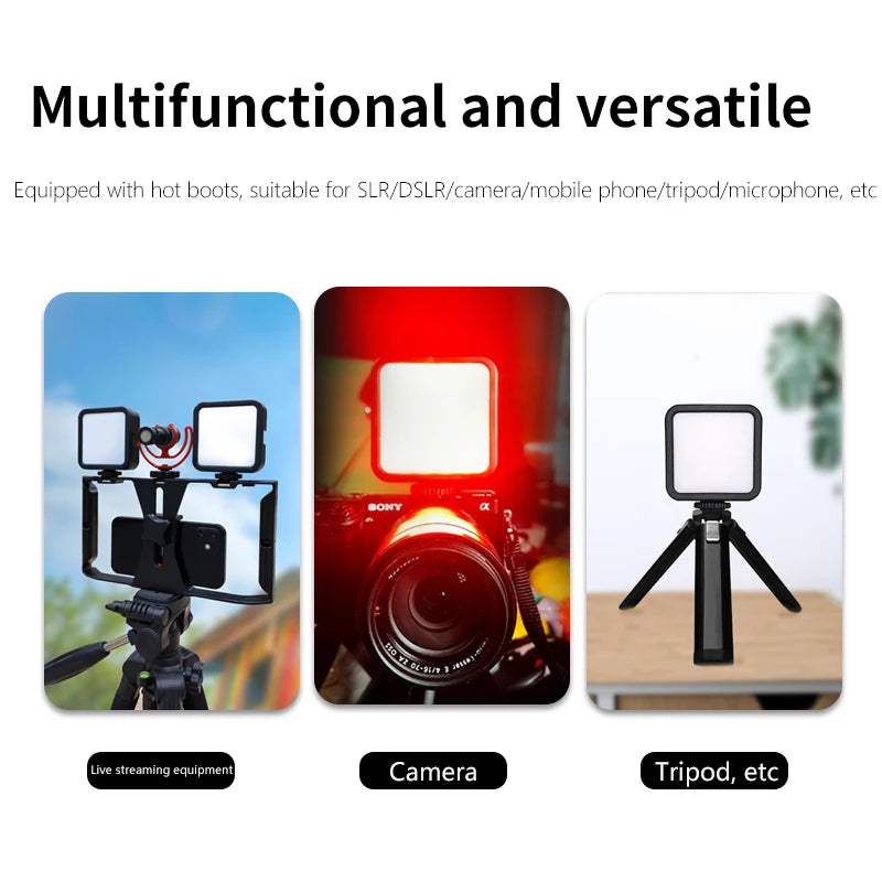 Pocket RGB LED Video Light – Magnetic, Rechargeable