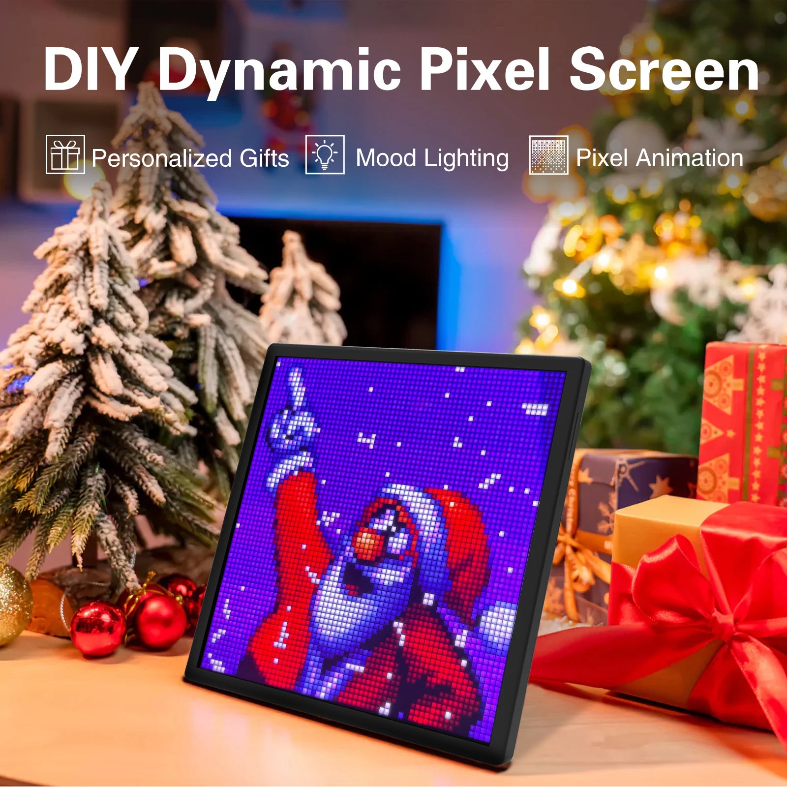 LED Pixel Art Matrix Display Frame With APP Control