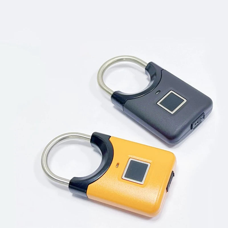 Smart Fingerprint Padlock With USB Recharge – IP66 Zinc Alloy