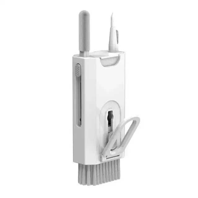 White Color 8-in-1 Electronics Cleaning Kit for Keyboard, Screen & Earbuds